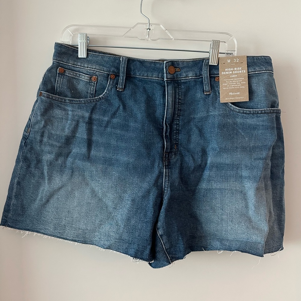 Madewell Curvy High-Rise Denim Short